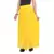 Yellow wrinkled chiffon skirts
