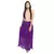 Purple wrinkled chiffon skirts