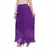 Purple wrinkled chiffon skirts