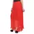 Red wrinkled chiffon skirts