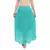 Rama green wrinkled chiffon skirts