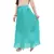Rama green wrinkled chiffon skirts