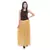 Beige wrinkled chiffon skirts