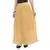 Beige wrinkled chiffon skirts