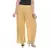 Beige wrinkled chiffon palazzo
