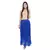 Blue wrinkled chiffon skirts