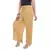 Beige wrinkled chiffon palazzo