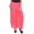 Pink wrinkled chiffon palazzo