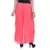 Pink wrinkled chiffon palazzo