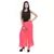 Pink wrinkled chiffon palazzo