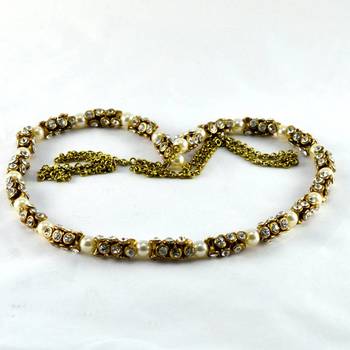 Micro Gold Platted Kamarband Kandora Kankti Polky Size -46"Inch  2