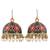 Sexy Multicolour Meenakari Party Jhumki Earrings