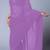 Designer Plain Faux Chiffon Lavender Saree Sari with Blouse