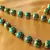 BEAUTIFUL HANDMADE BLUE MEENAKARI BALLS NECKLACE SET-DJ02714