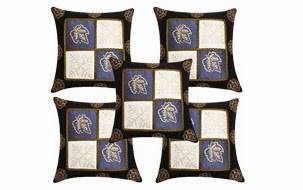 Hand Printed Cushion Cover- Set of 5 1