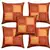 Orange Cushion Covers- Set of 5