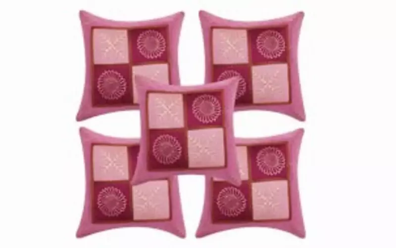 Stunning pink Cushion COver- set of 5