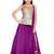 New Arrvial Kids Party Wear Soft Net Purple Color Lehenga Choli