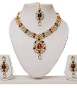 Butterfly Necklace Set With Earrings