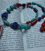 German Silver and Semiprecious Stones