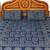 Indigo Camel print ajrak bedsheet Hand Block Printed cotton double bedsheet