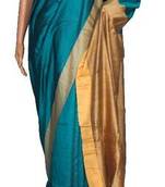 Bhagalpuri /ghicha silk saree 