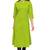 Princess Cut Kurti Linen Front Buttoned Formal Wear Kurta