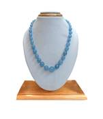 Sparkling Stone Necklace (Light Blue)