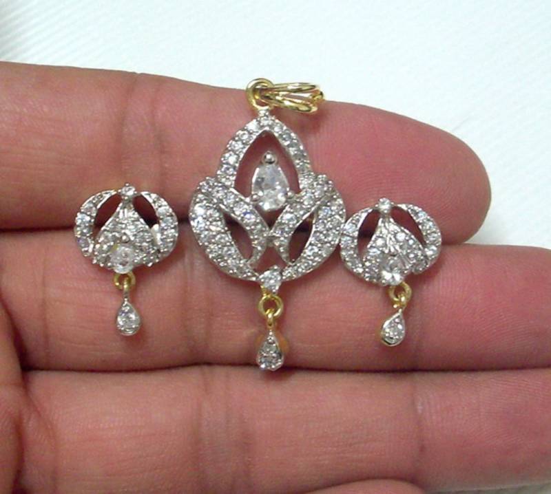 Shining ad-cz pendant set 21