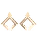 Adwitiya Collection  24K Gold Plated Designer Dangle & Drop Earring For Women