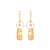 Adwitiya Collection  24K Gold Plated Contemporary Dangle & Drop Earring For Women