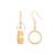 Adwitiya Collection  24K Gold Plated Contemporary Dangle & Drop Earring For Women