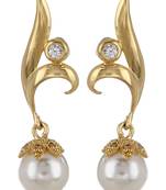 Adwitiya Collection  24K Gold Plated Contemporary Dangle & Drop Earring For Women
