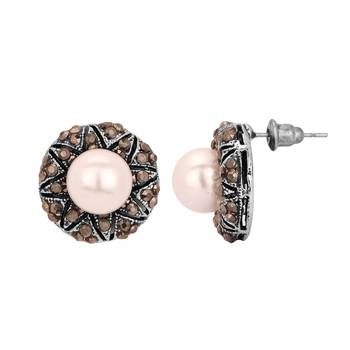 Adwitiya Collection  24K Gold Plated Designer Stud Earring For Women 2