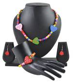 ANGEL GLITTER Gifts for Kids "Colorful Little Hearts" 4-piece Jewellery Set