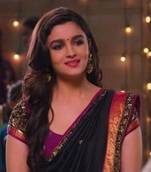 Alia bhatt in indian traditional bollywood Designer Party Wear Fancy saree