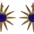 Beautiful Blue Sun Earring