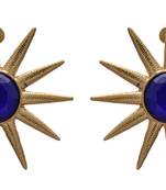 Beautiful Blue Sun Earring