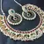 Maroon Green pearl dulhan polki necklace set