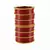 Extra Large Size  Brass & Acrylic Bangles Color Maroon