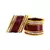 Extra Large Size  Brass & Acrylic Bangles Color Maroon
