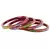 Extra Large Size  Acrylic Bangles Color Maroon