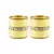 Extra Large Size  Brass & Acrylic Bangles Color Cream
