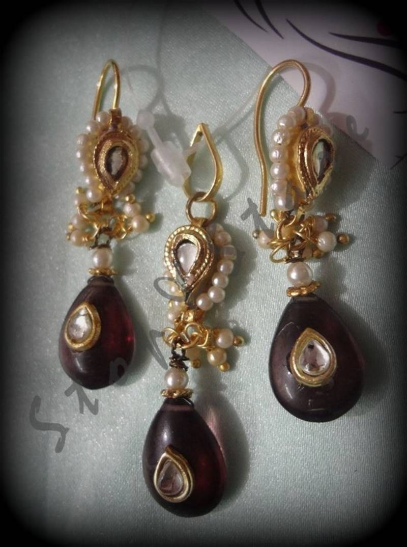 kundan pendant set