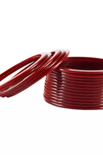 Extra Large Size  Acrylic Bangles Color Maroon
