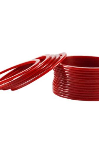 Extra Large Size  Acrylic Bangles Color Red