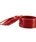 Extra Large Size  Acrylic Bangles Color Red