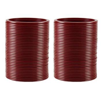 Extra Large Size  Acrylic Bangles Color Maroon 1