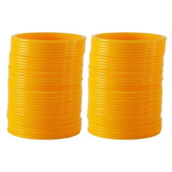 Extra Large Size  Acrylic Bangles Color Yellow 1