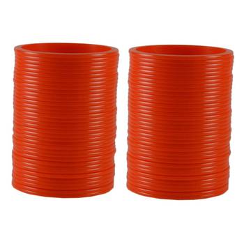 Extra Large Size  Acrylic Bangles Color Orange 1
